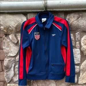 Vintage Speedo Nylon Jacket Los Angeles Water Polo Club Men’s S Navy Olympics